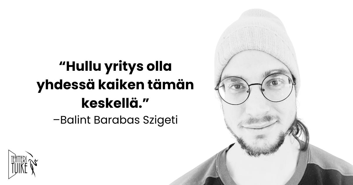 Filosofiasta näyttämölle – Balint Barabas Szigetin taiteilija-uran kolme käännekohtaa